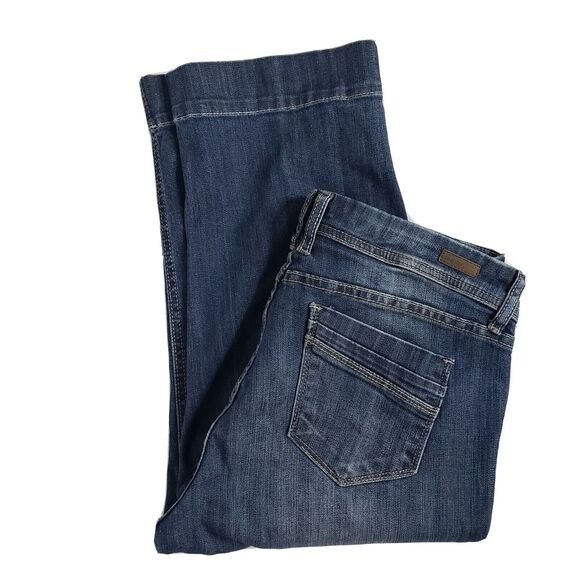 Kut From The Kloth Womens Crop Jeans Size 10 Natalie Denim Medium Wash Mid Rise - Picture 3 of 12